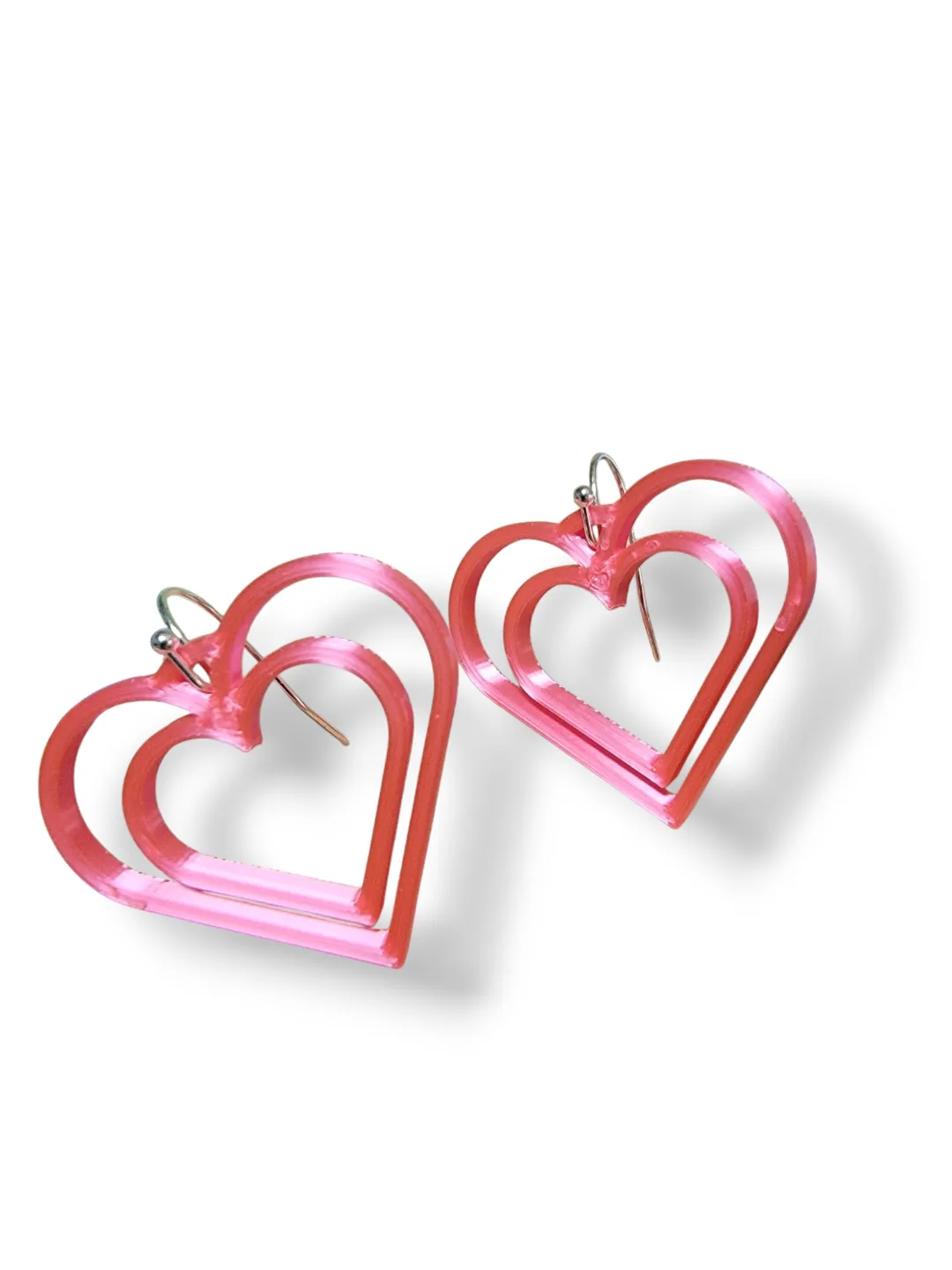 Simple Heart Earring - Valentine's Day Gift view 3