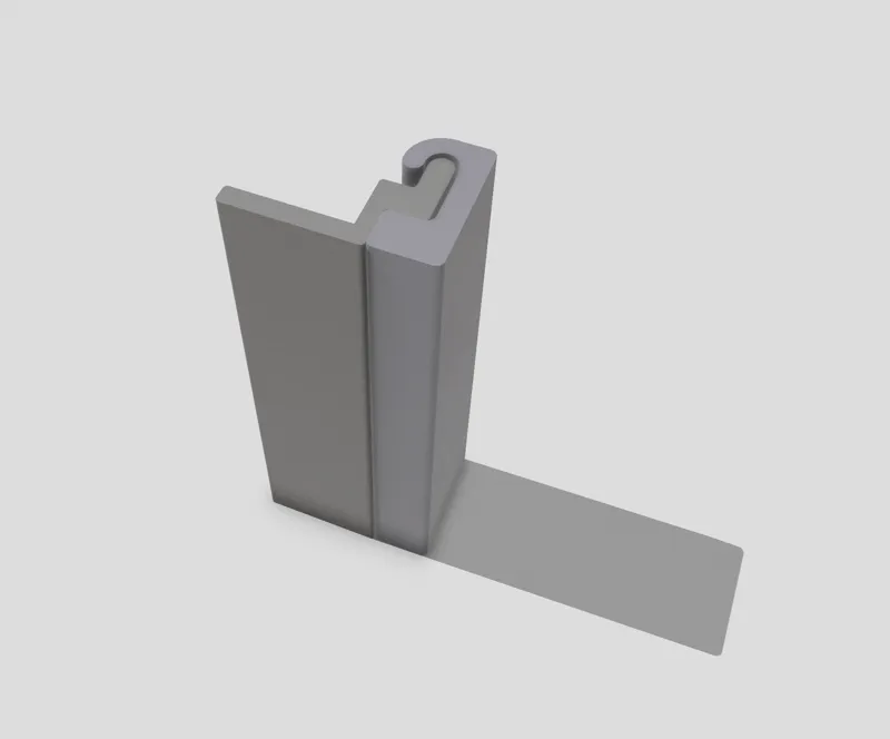 Customisable low profile Campervan caravan removable Rail and guide - table and shelves