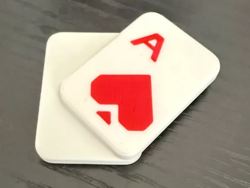 Ace of Hearts Magnetic Slider Fidget
