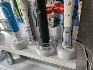 Family organizer electric toothbrush.