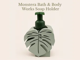Monstera Bath and Body Works Soap Holder