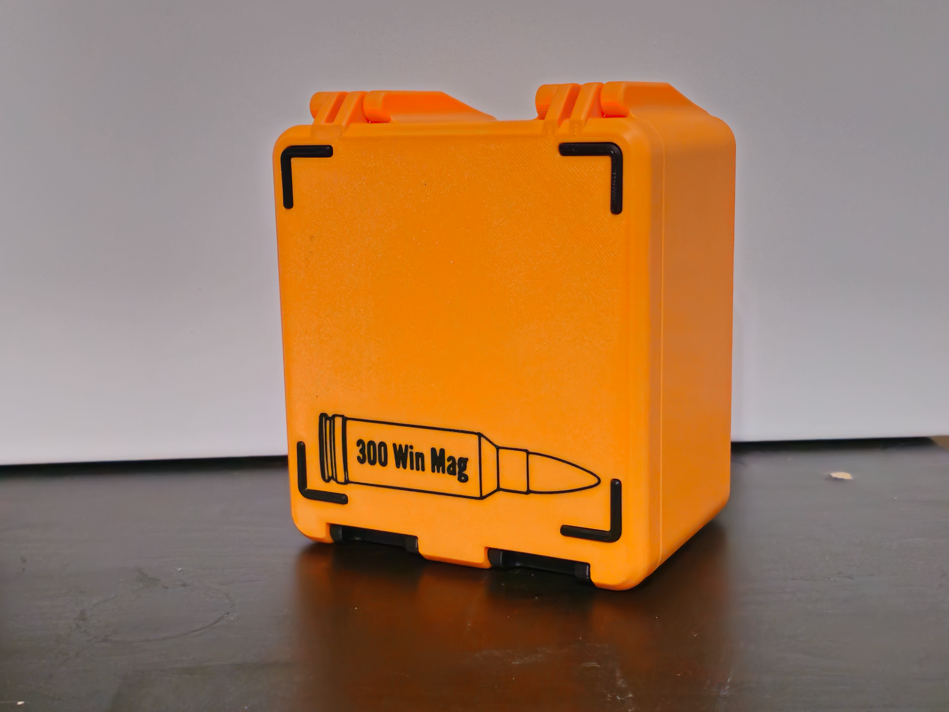 300 Win Mag Ammo Box - 64 Round - Stackable