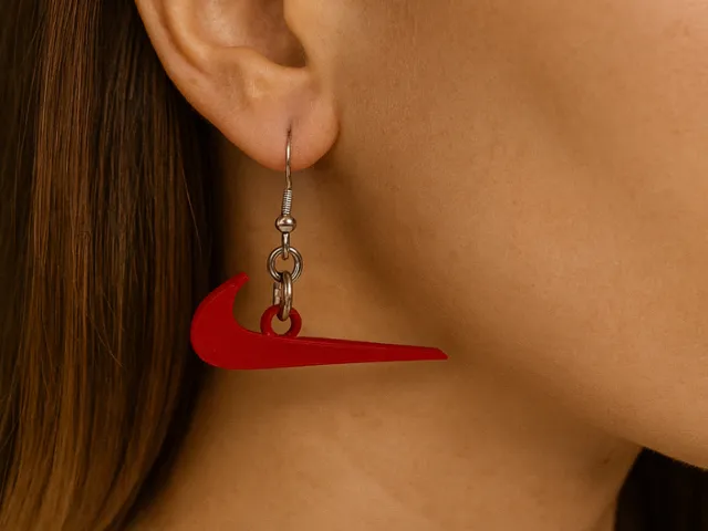Nike Swoosh Earrings