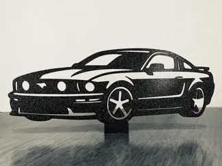 2008 Mustang GT Silhouette with Stand