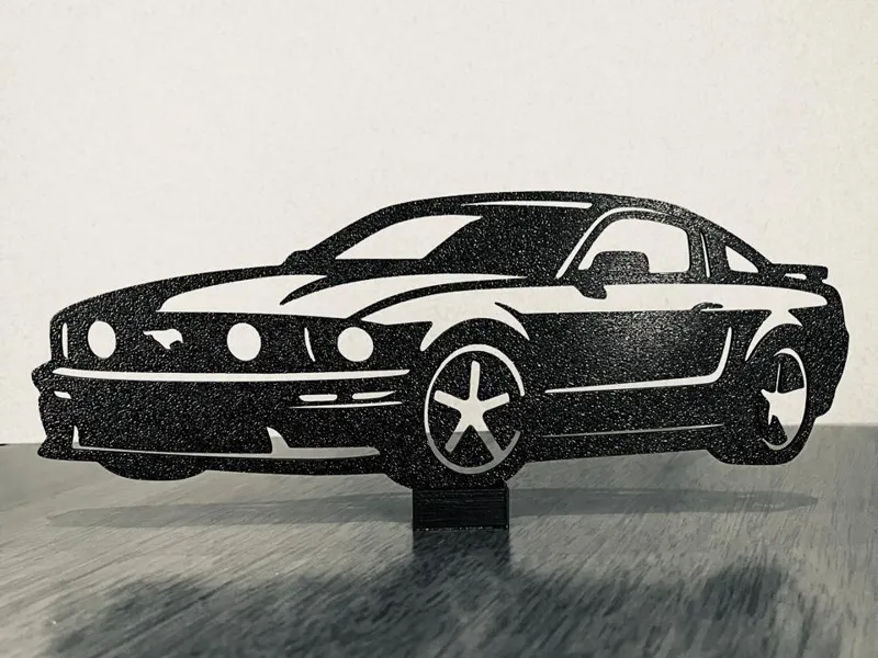 2008 Mustang GT Silhouette with Stand