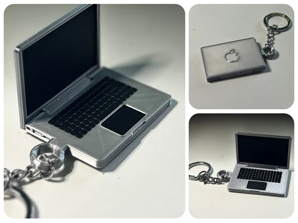 Computer Key Ring Laptop Keyring - Free 3D Print Model - MakerWorld