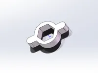 Clé pour écrou de flexible de robinet — photo 1