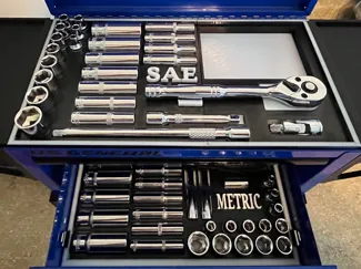 HF Mini Toolbox Metric Tray