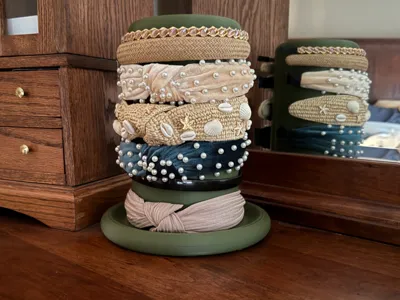 Headband Tower and Ring Catchall