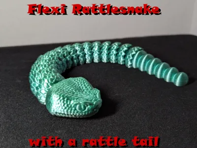 Flexi Rattlesnake with Rattle Tail