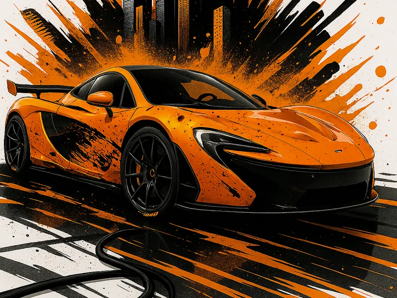 McLaren P1 Hueforge