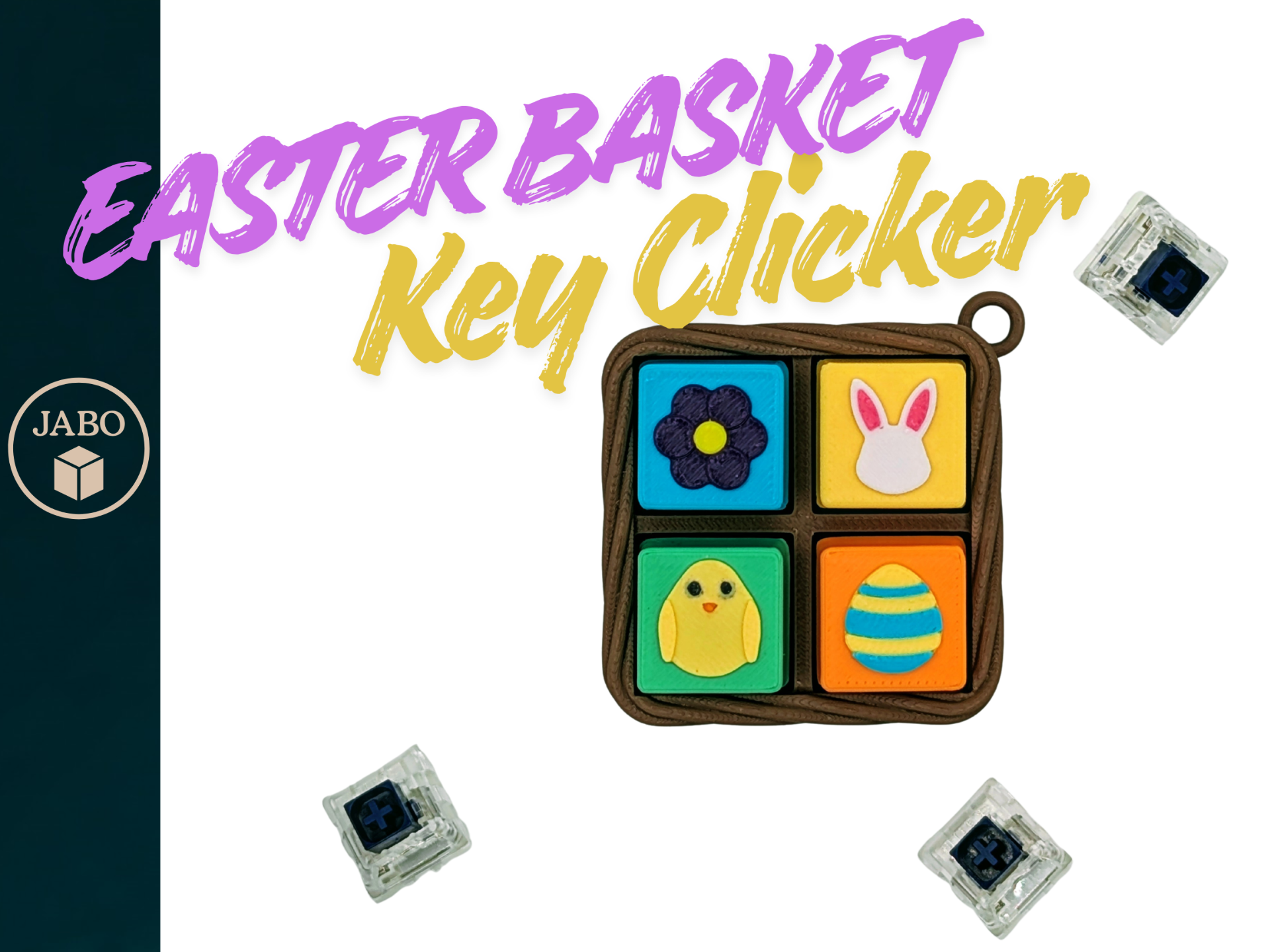 Easter Basket Key Clicker Fidget
