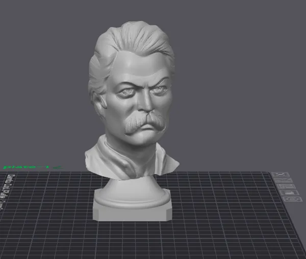 Buste de Ron Swanson