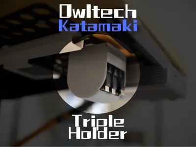 Owltech Katamaki Under-Desk Triple Holder