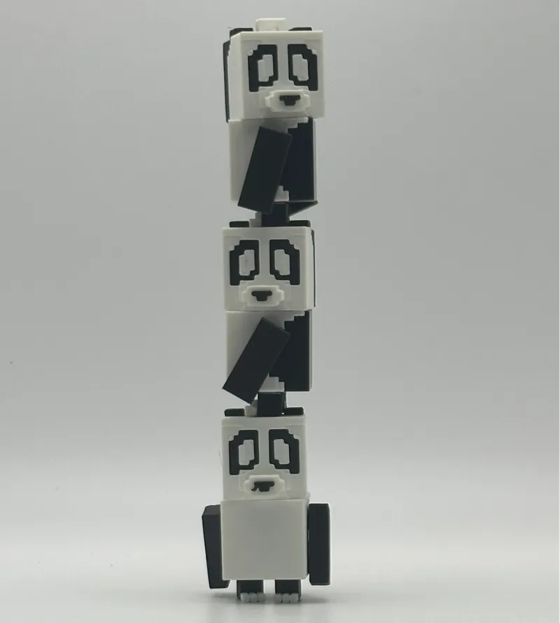 Panda Keychain Holder 