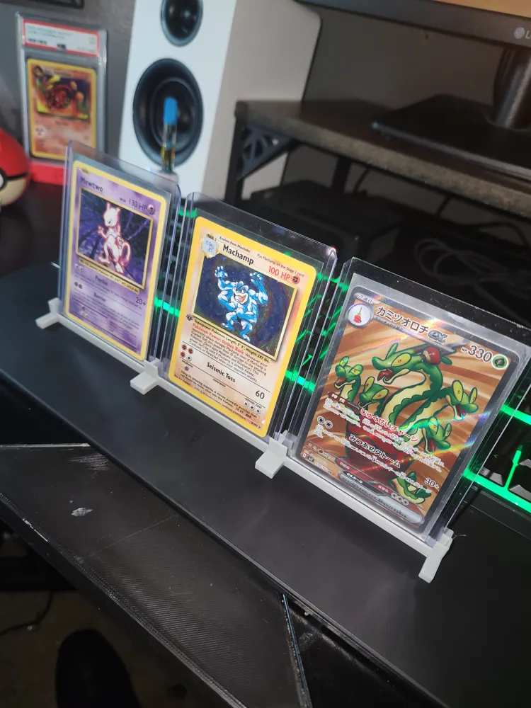 Toploader Display Triple Toploader Card Display - Free 3D Print Model - MakerWorld