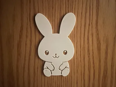 rabbit wall hanger