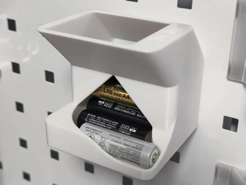 打客side-9.75方孔金属洞洞板配件系列 5号电池 AA电池收纳盒 4种