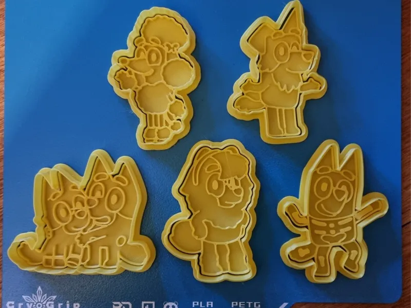 Bluey Cookie Cutter Set – Set of 5 (Set 3)