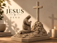 Jesus Praying at the Cross | PLA 0.16mm 