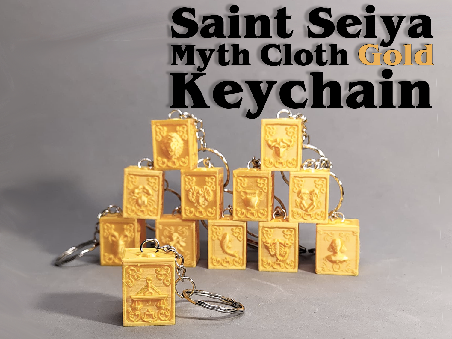Keychain Saint Seiya Myth cloth gold pandora box