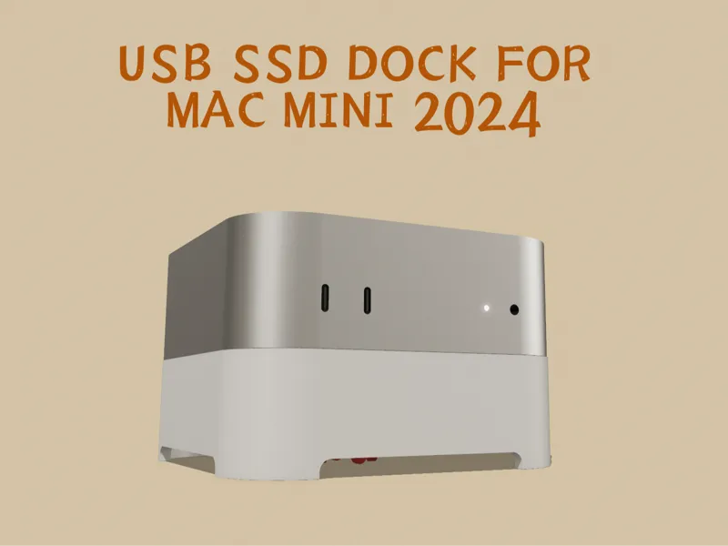 USB SSD DOCK FOR Mac Mini m4 2024