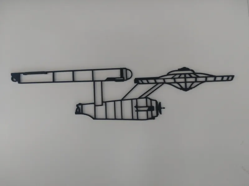 Star Trek USS Enterprise NCC-1701 Wall Art