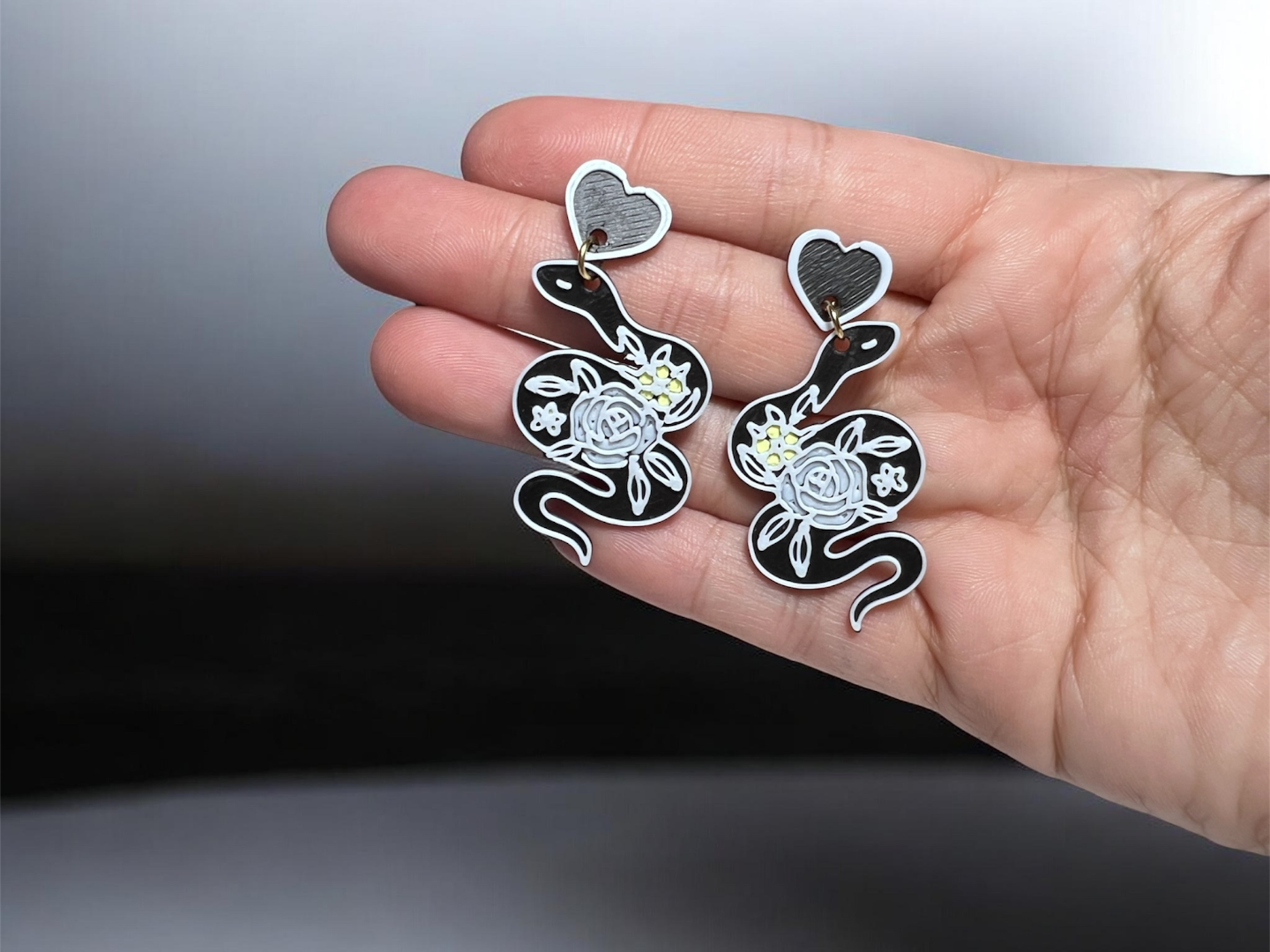 Pendientes serpiente