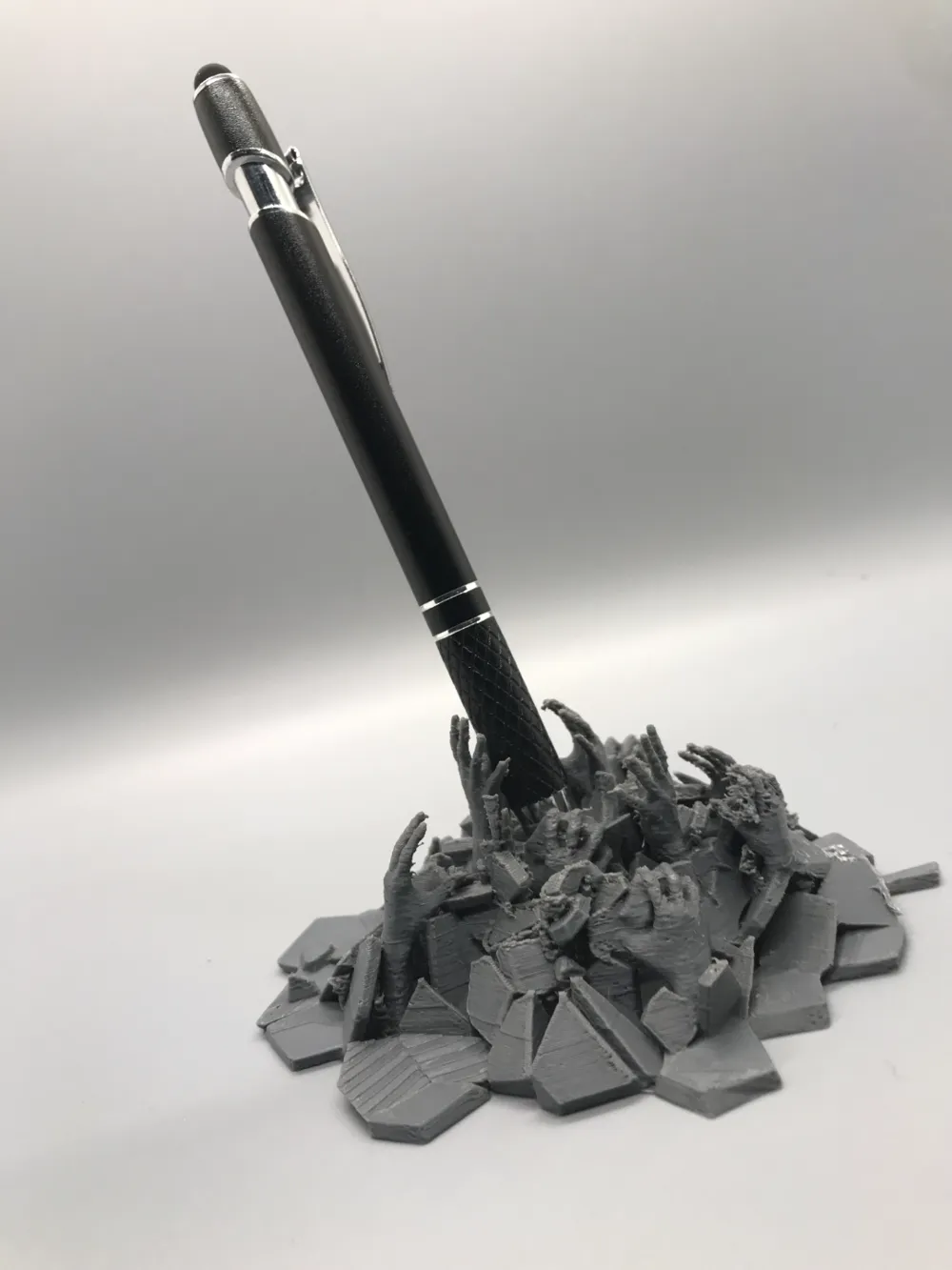 Pen Holder Hell Hands - Free 3D Print Model - MakerWorld