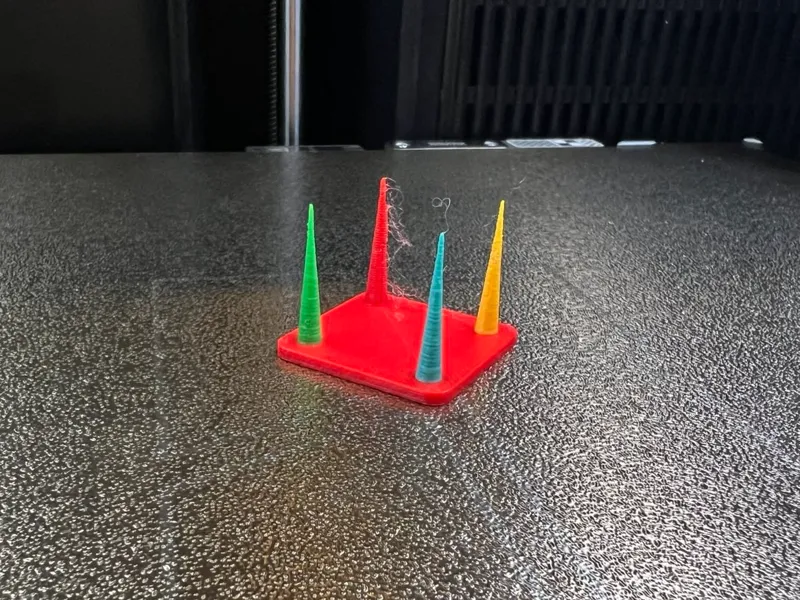 4 Color Stringing Test