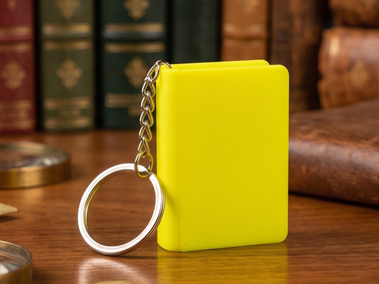 Mini Book Keychain