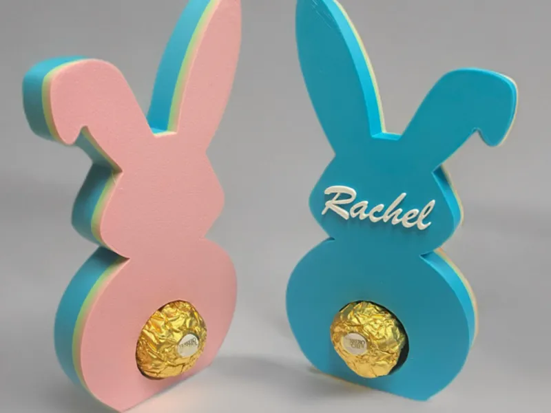 Customizable Ferrero Roche Bunny Tail Holder