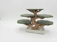 Bonsai Tree Coaster Set / Display Stand