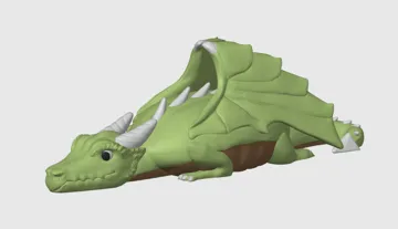 Adorno temático: Buddy the Medievel Dragon - Flat Flop Friday #12 — vista de referencia 5
