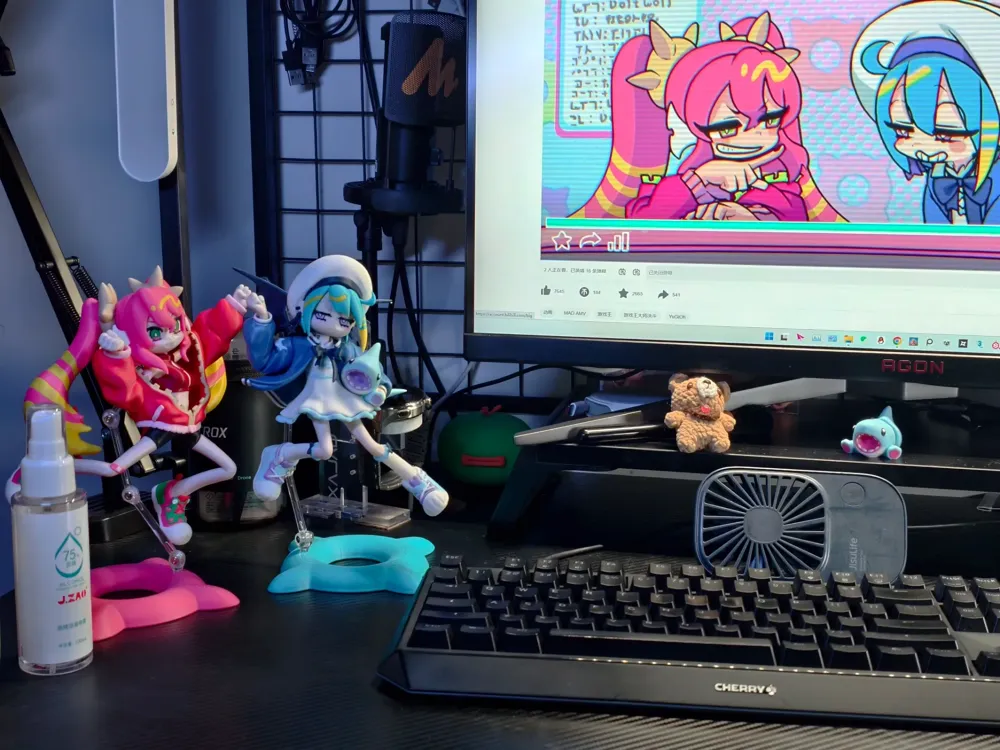 游戏王直播双子姬丝吉尔璃拉多色打印桌宠手办 Yu-Gi-Oh!Live☆Twin - 免费 3D 打印模型 - MakerWorld
