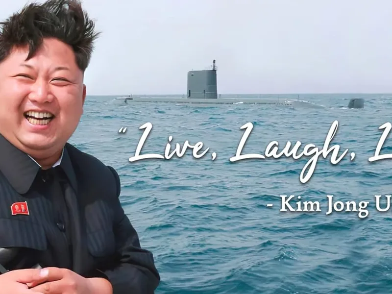 Live, Laugh, Love Kim Jong Un Lightbox