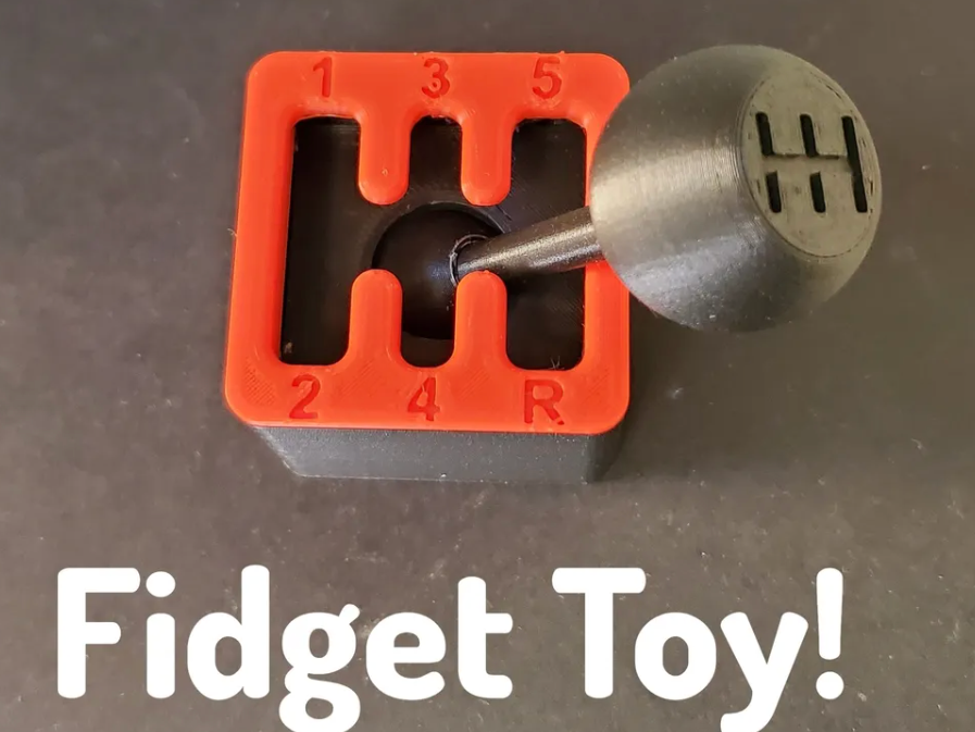 Stick Shift Gear Shifter Fidgit Toy