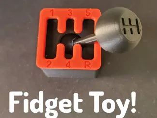 Stick Shift Gear Shifter Fidgit Toy