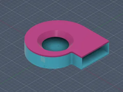 10025 blower fan housing