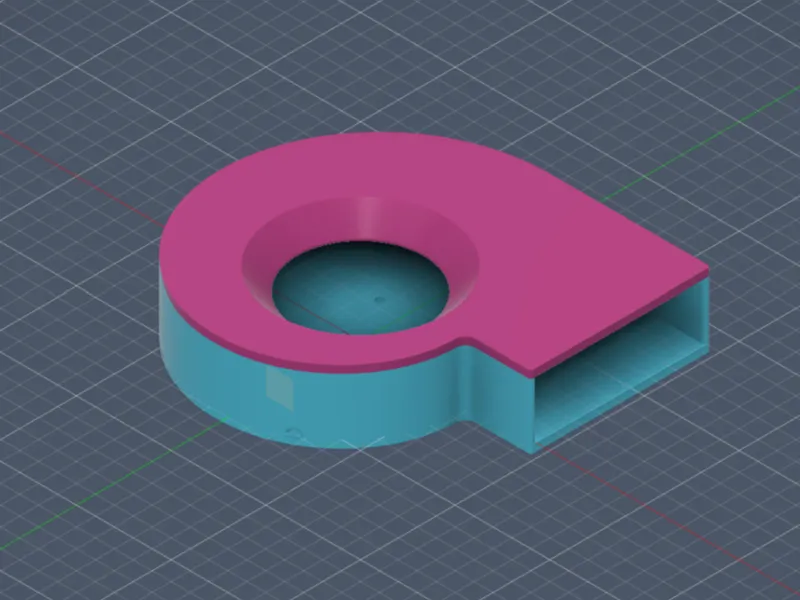 10025 blower fan housing