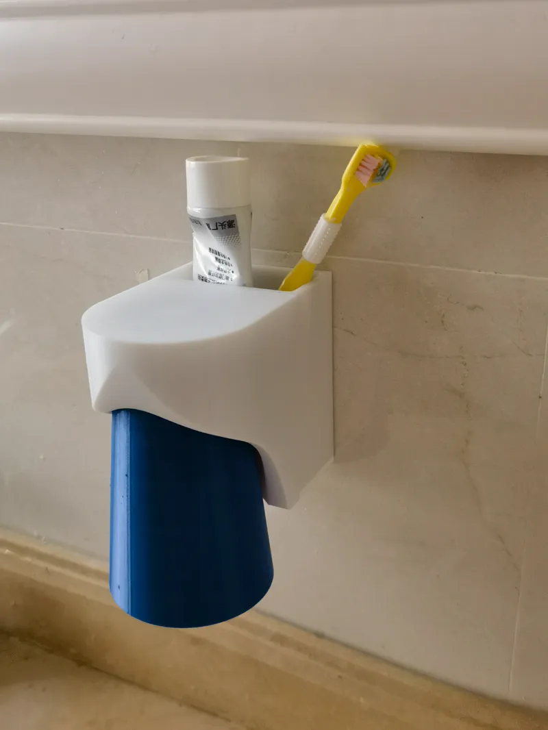 ToothBrush Organizer with cup
