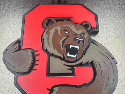 Bear Letter C Pendant