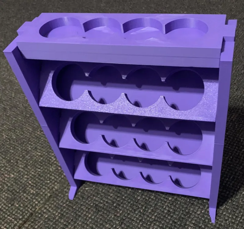 Spice and sprinkle shelf, 2.5 inch holder slots.