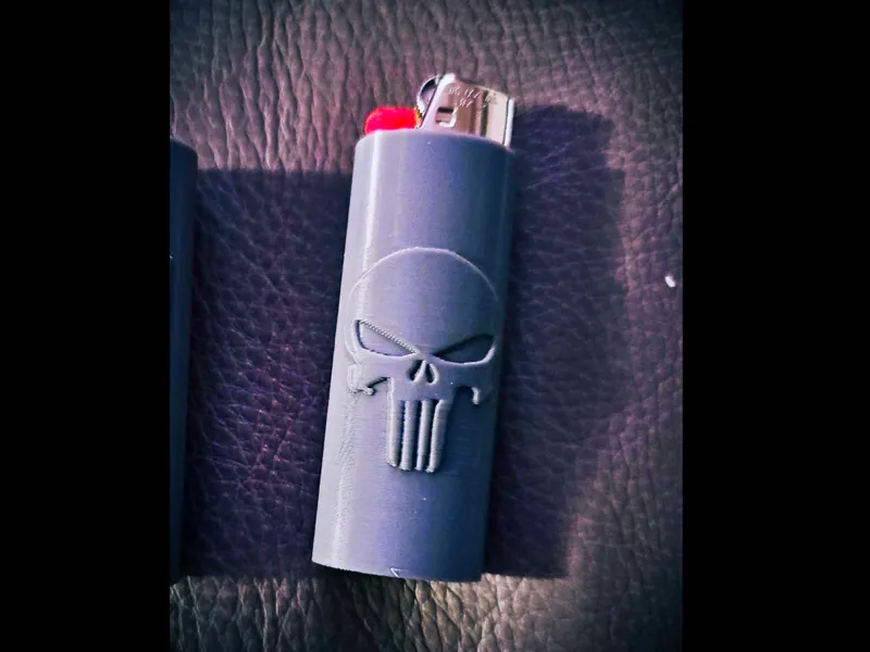Punisher Bic Lighter Sleeve