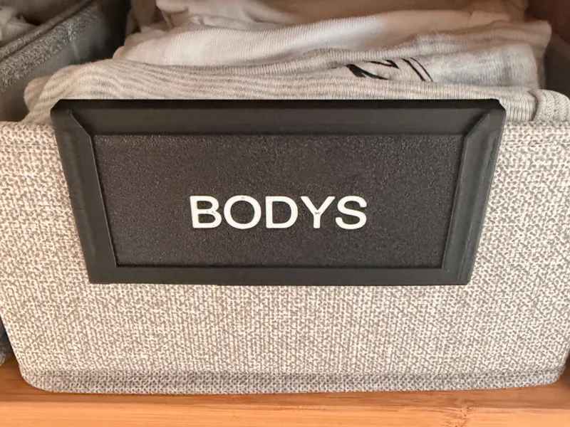 Beschriftung Hemnes Boxen