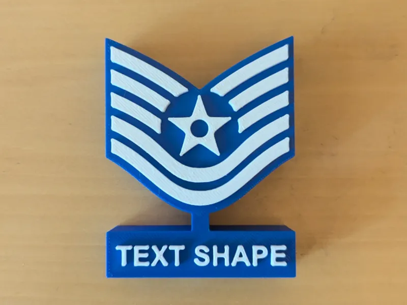 AF Technical Sergeant E6 Stand