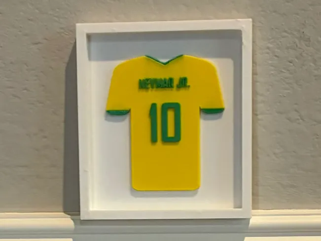 Neymar Mini Jersey Frame