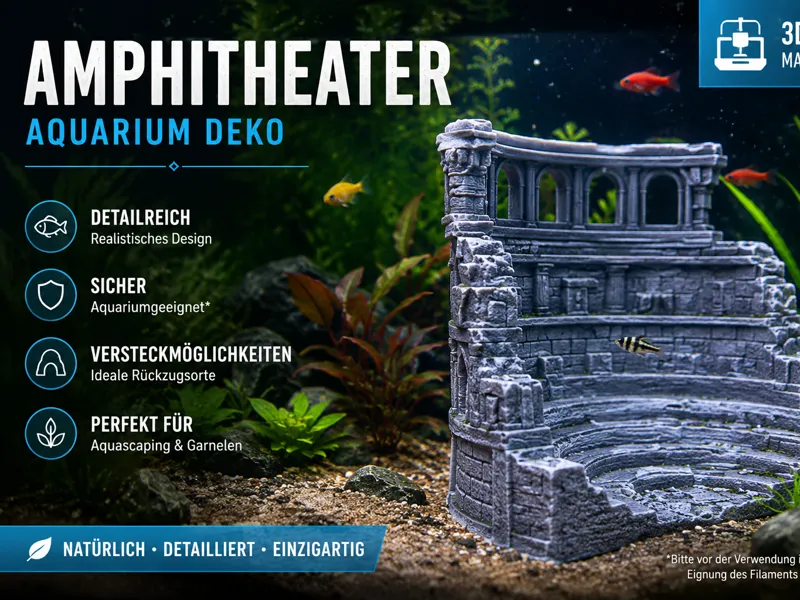 Aquarium Deko – Antikes Amphitheater