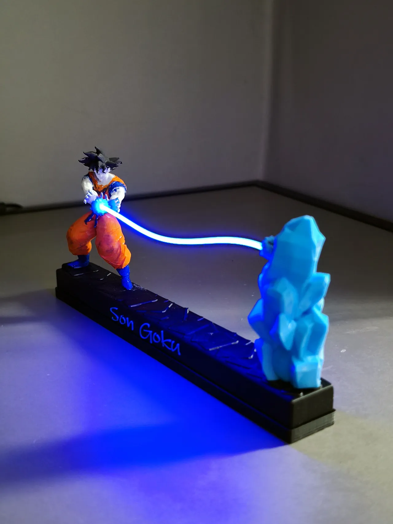 Dragon Ball Lamp – Son Goku Energy Aura DIY Light view 4