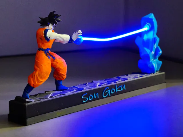 Dragon Ball Lamp – Son Goku Energy Aura DIY Light